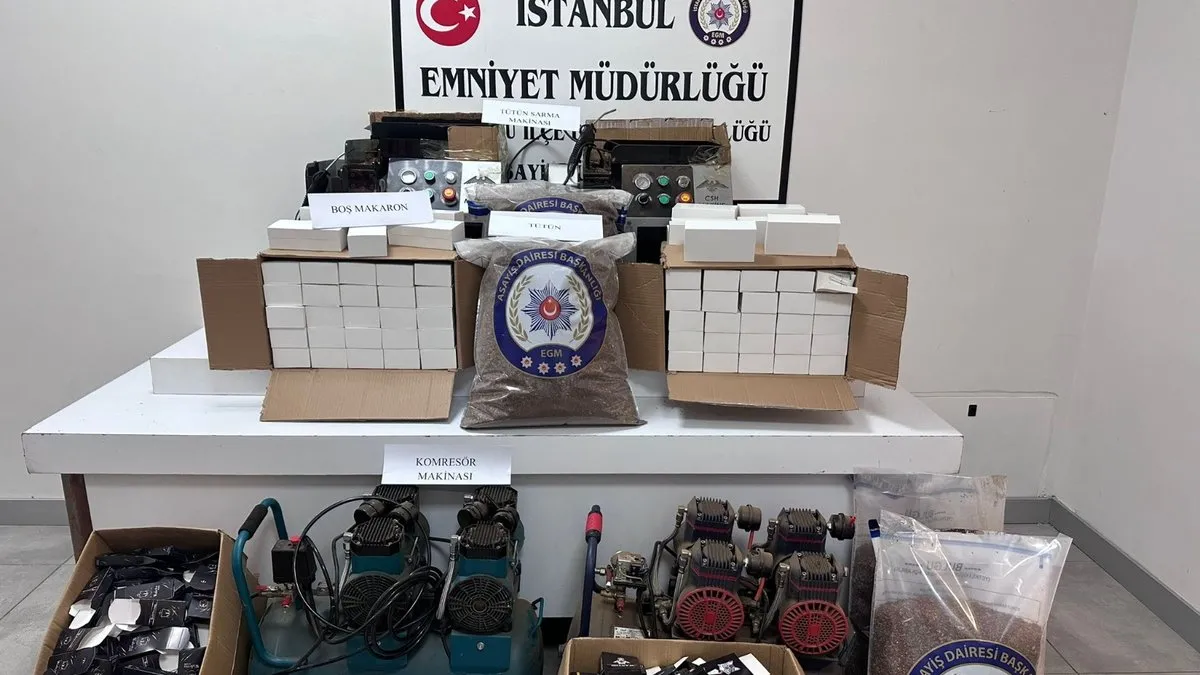 Sigara kaçakçılarını imalatta yakaladılar