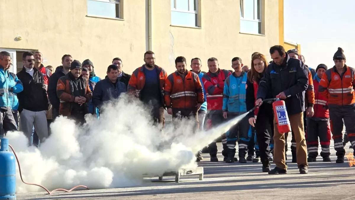 Kocasinan Belediyesi’nden Yangın Tatbikatı