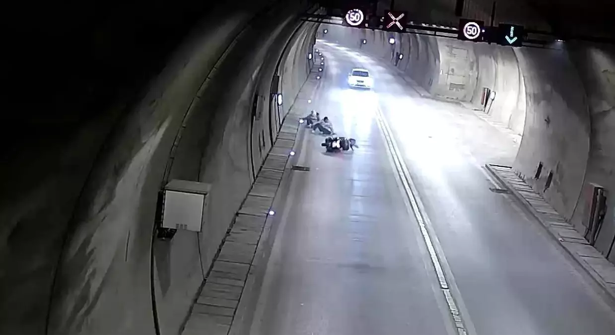 Amasya’da Motosiklet Kazası