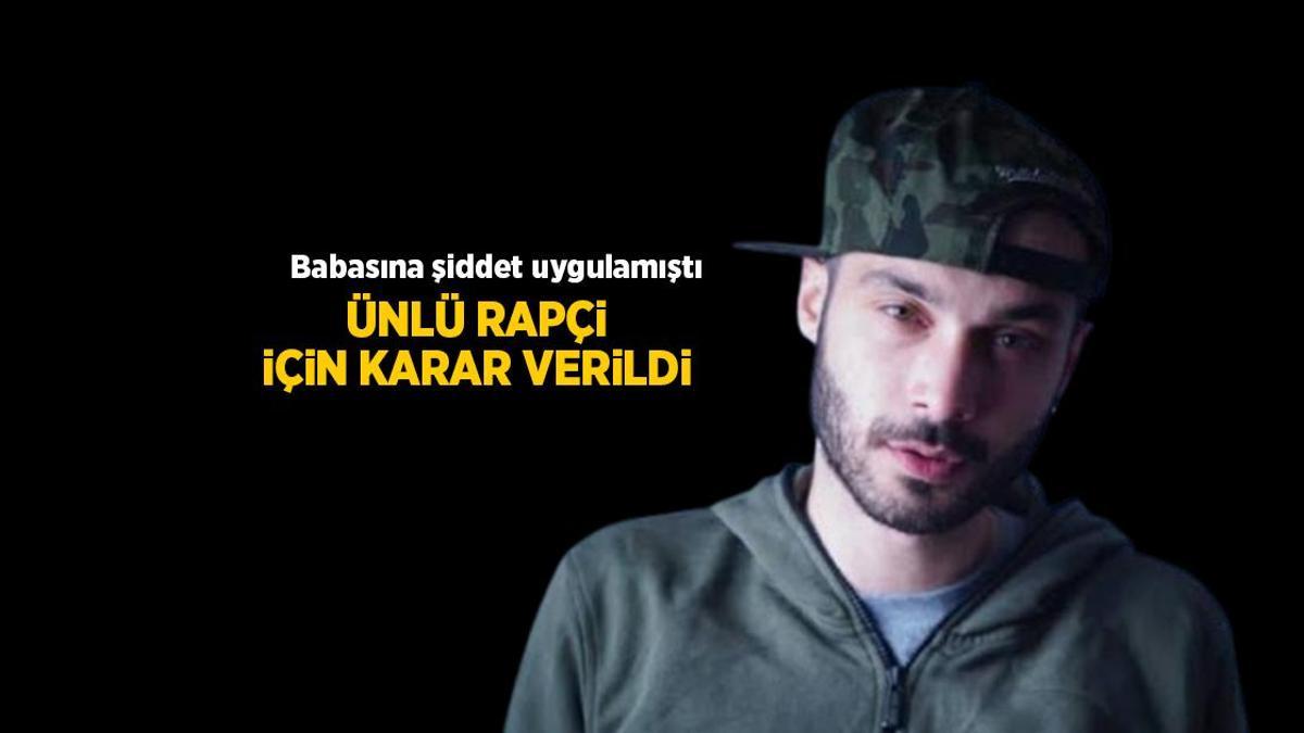 Son dakika! Babasına şiddet uygulamıştı… Rapçi Sansar Salvo için karar verildi